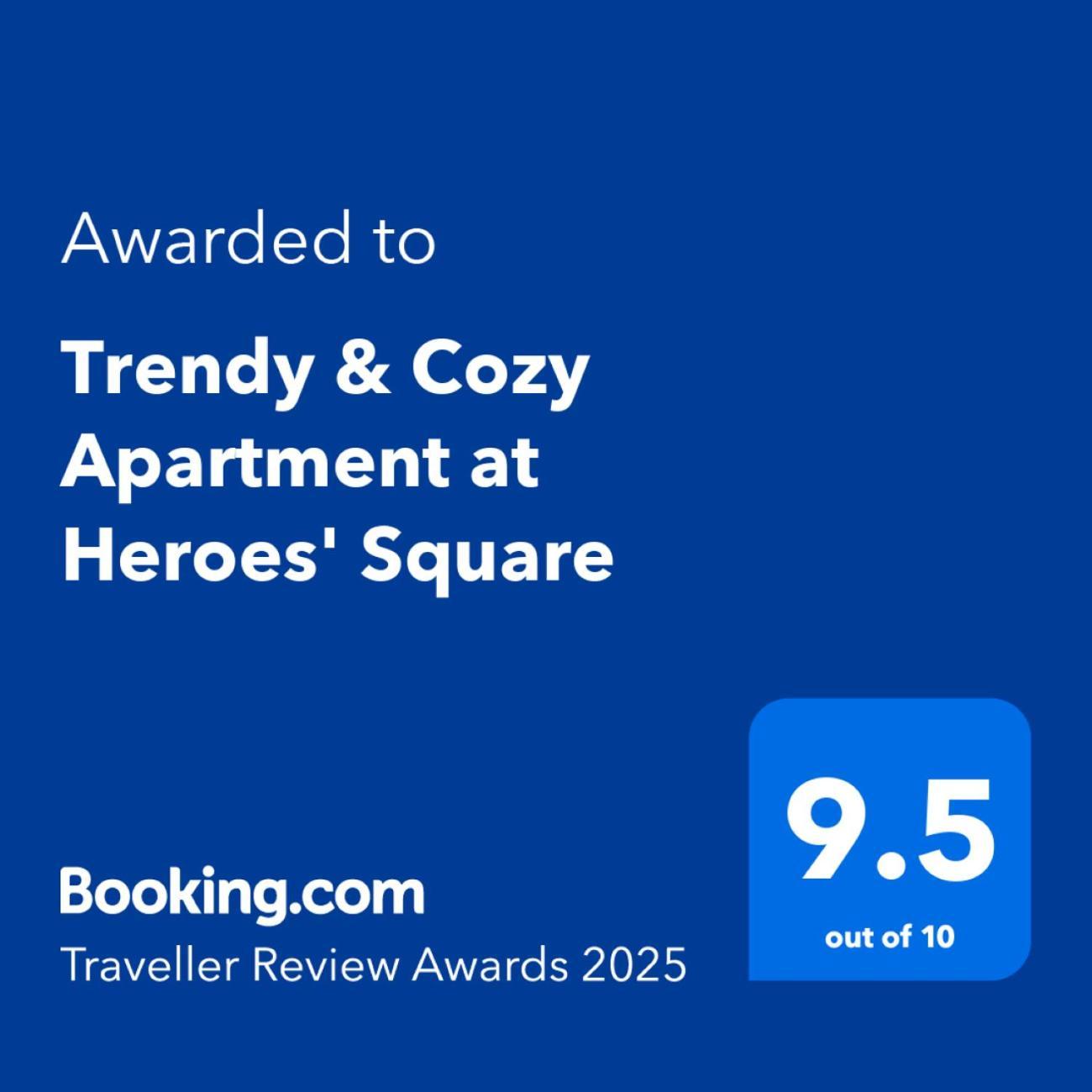 Trendy & Cozy Apartment At Heroes' Square Budapest Ngoại thất bức ảnh
